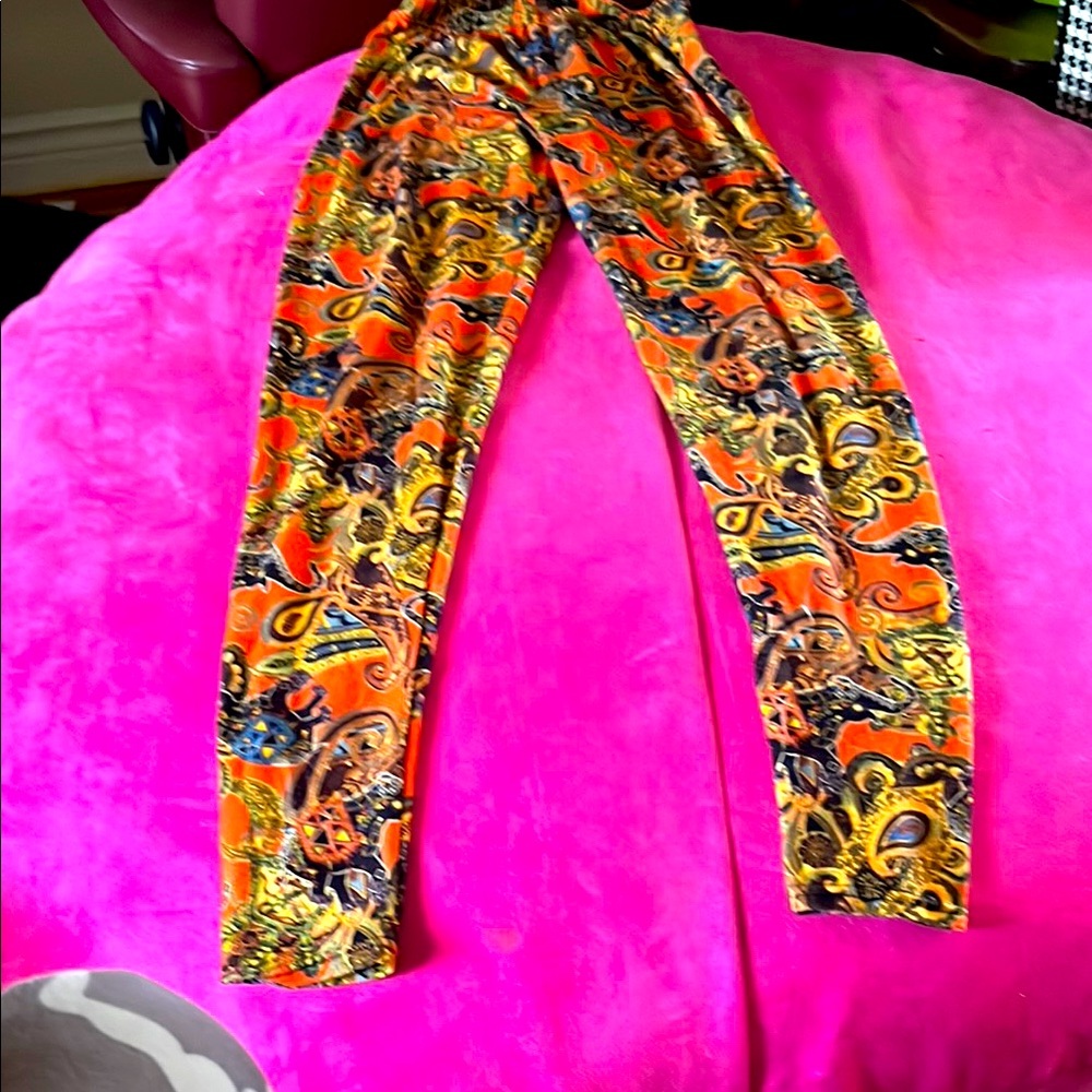 Flirt leggings bought in Iceland Vibrant Paisley Print Pants